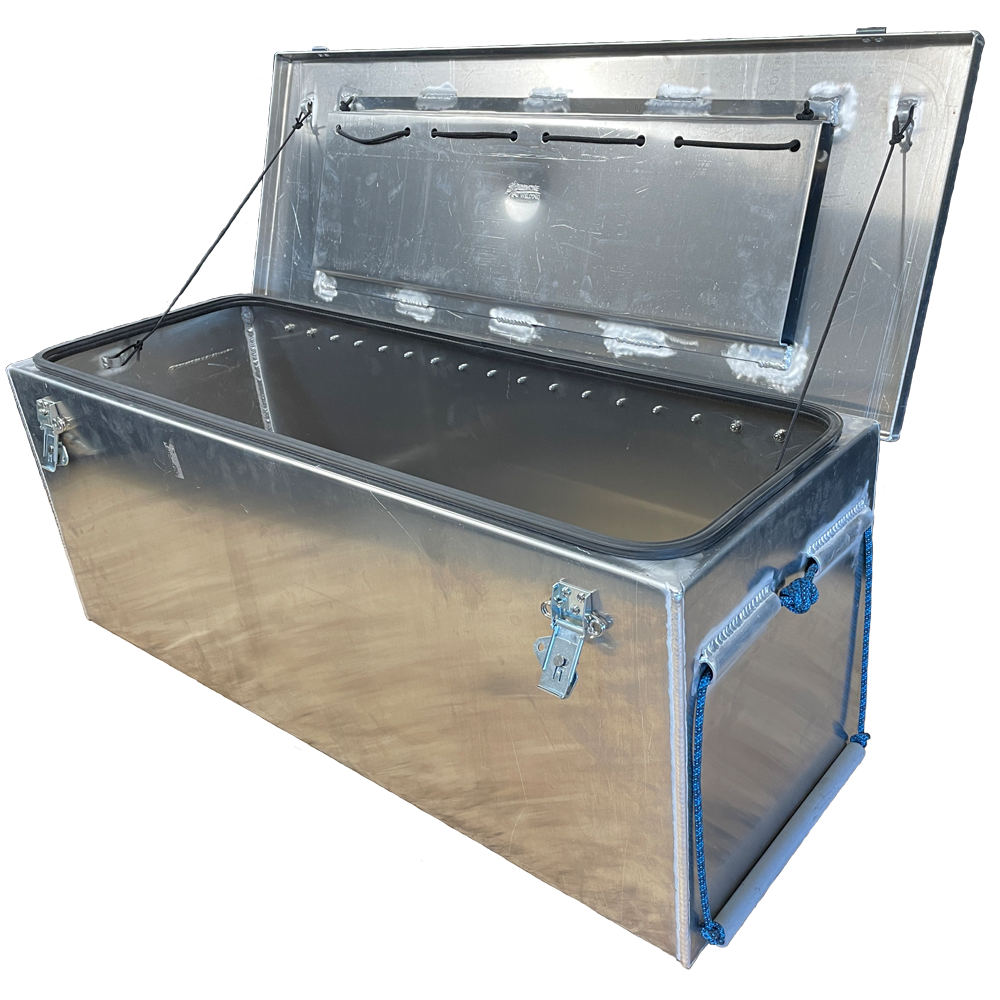Custom Dry Boxes | Aluminum Rafting Trip Gear | Eddyline Welding